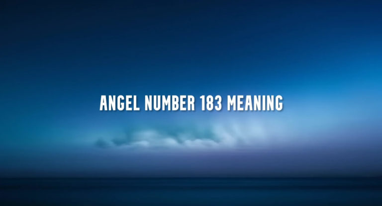 Angel Number 183 meaning