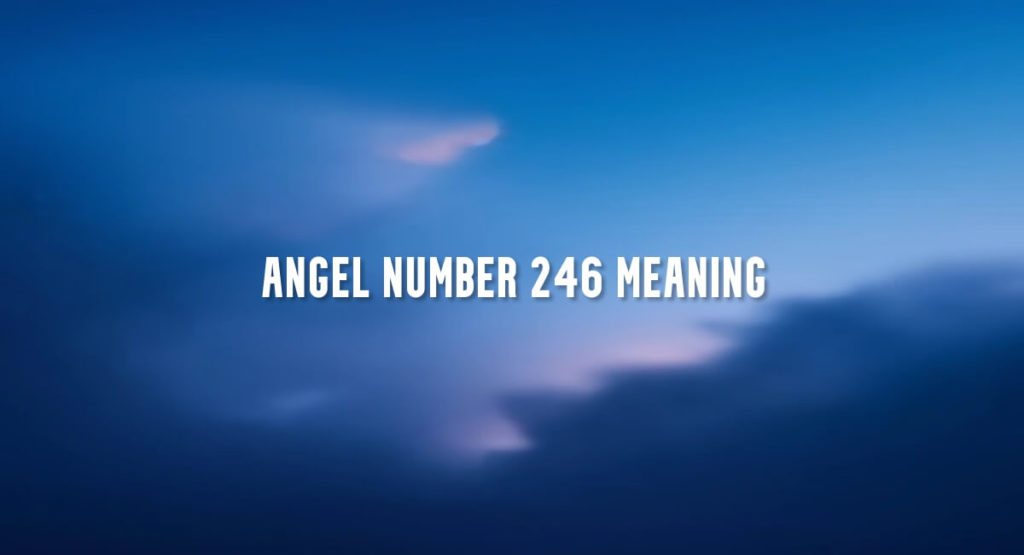 Angel Number 246