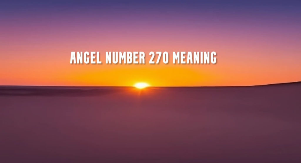 Angel Number 270