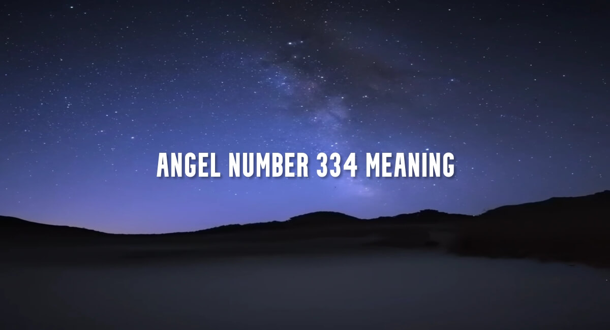 Angel Number 334 meaning