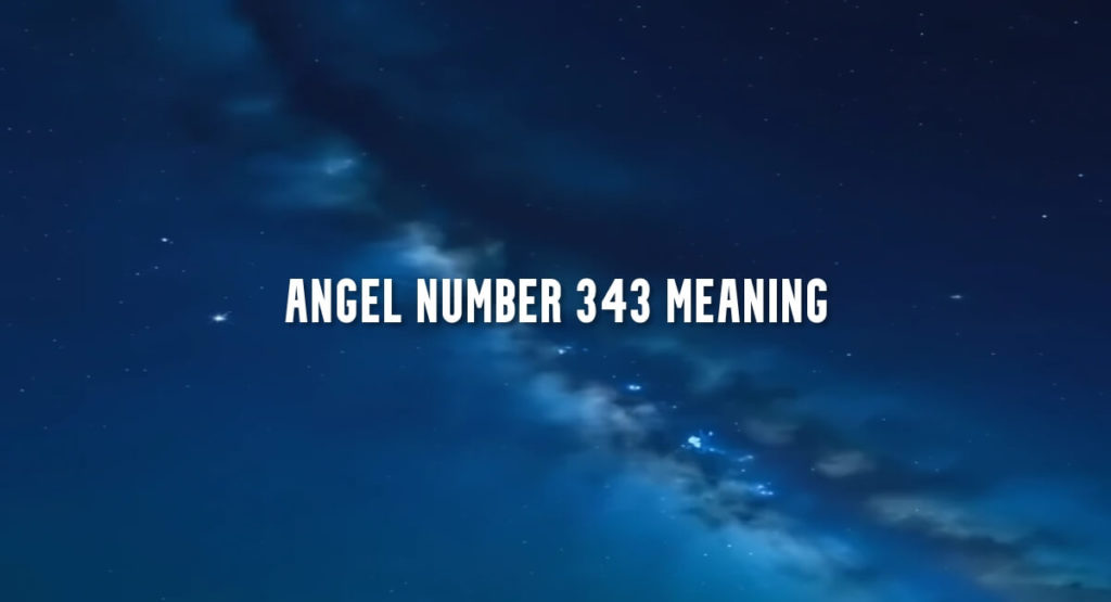 Angel Number 343