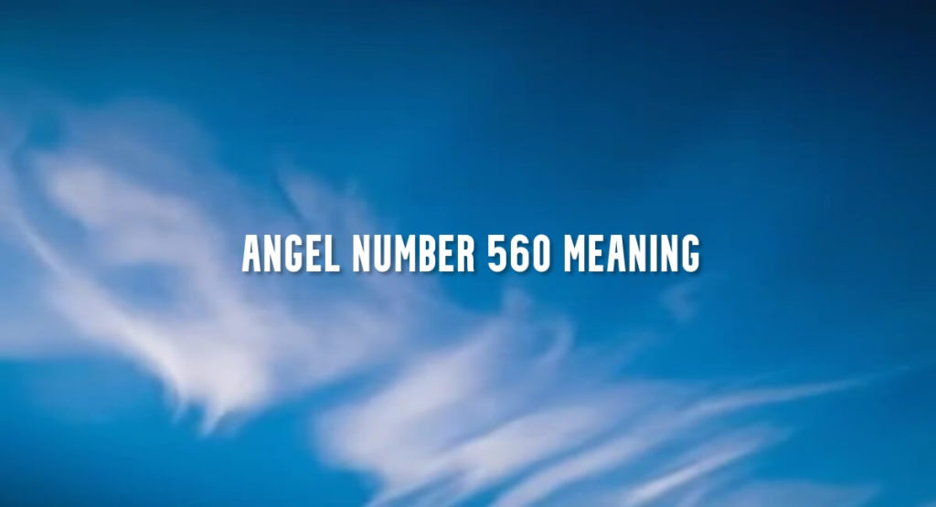 Angel Number 560