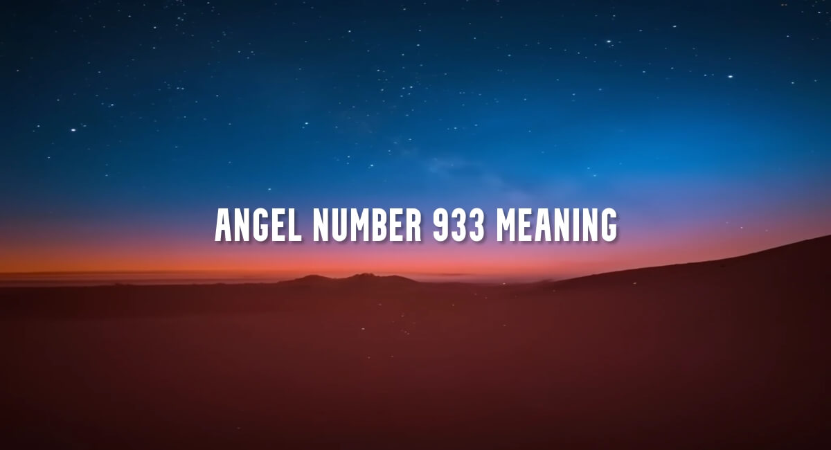 Angel Number 933 meaning