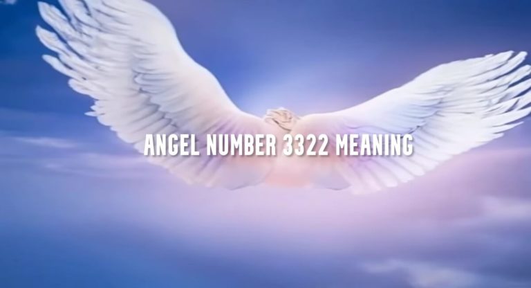 Angel Number 3322 meaning