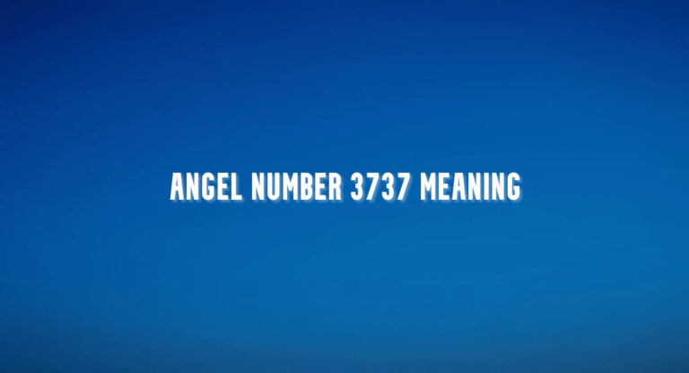 Angel Number 3737 meaning