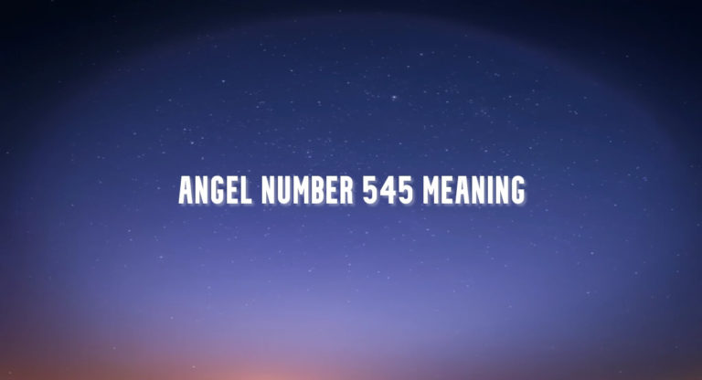 Angel Number 545 meaning