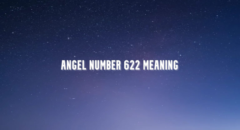 Angel Number 622 meaning